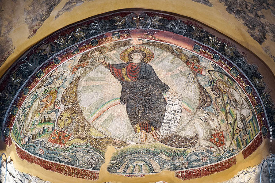 Church of Osios David - The 5th Century Mosaic on the Vault of the Sanctuary