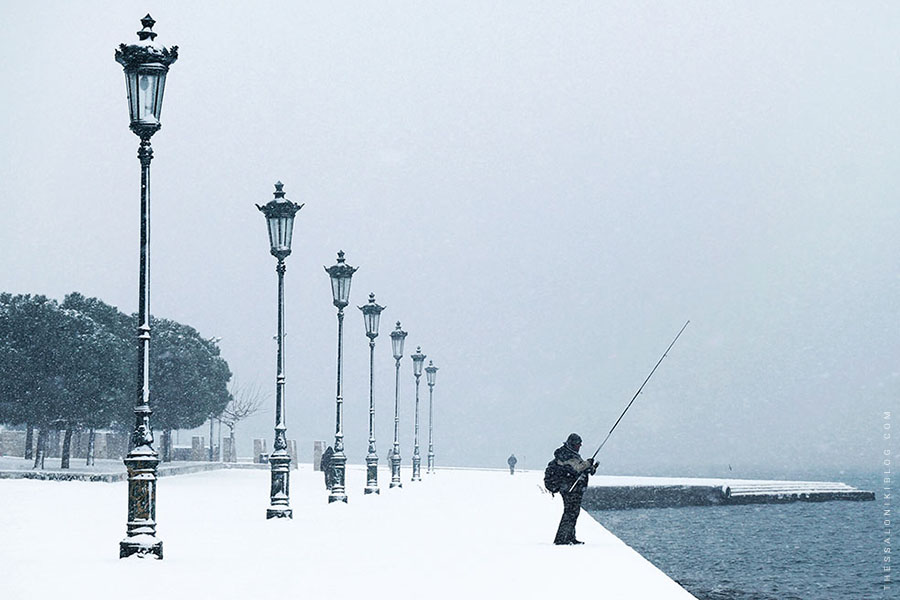 Thessaloniki 2017 Snowfall