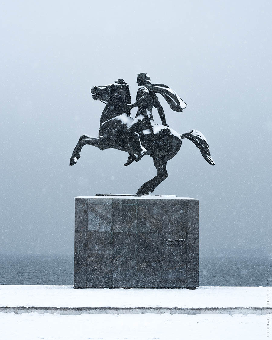 Alexander the Great Statue Thessaloniki 2017