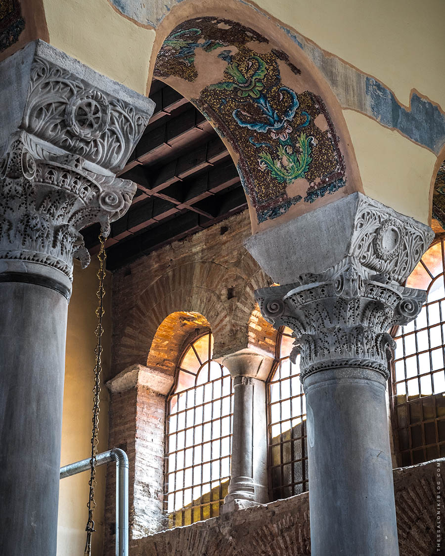 Λεπτομέρεια από το εσωτερικό της Παναγίας Αχειροποιήτου Θεσσαλονίκης (UNESCO)