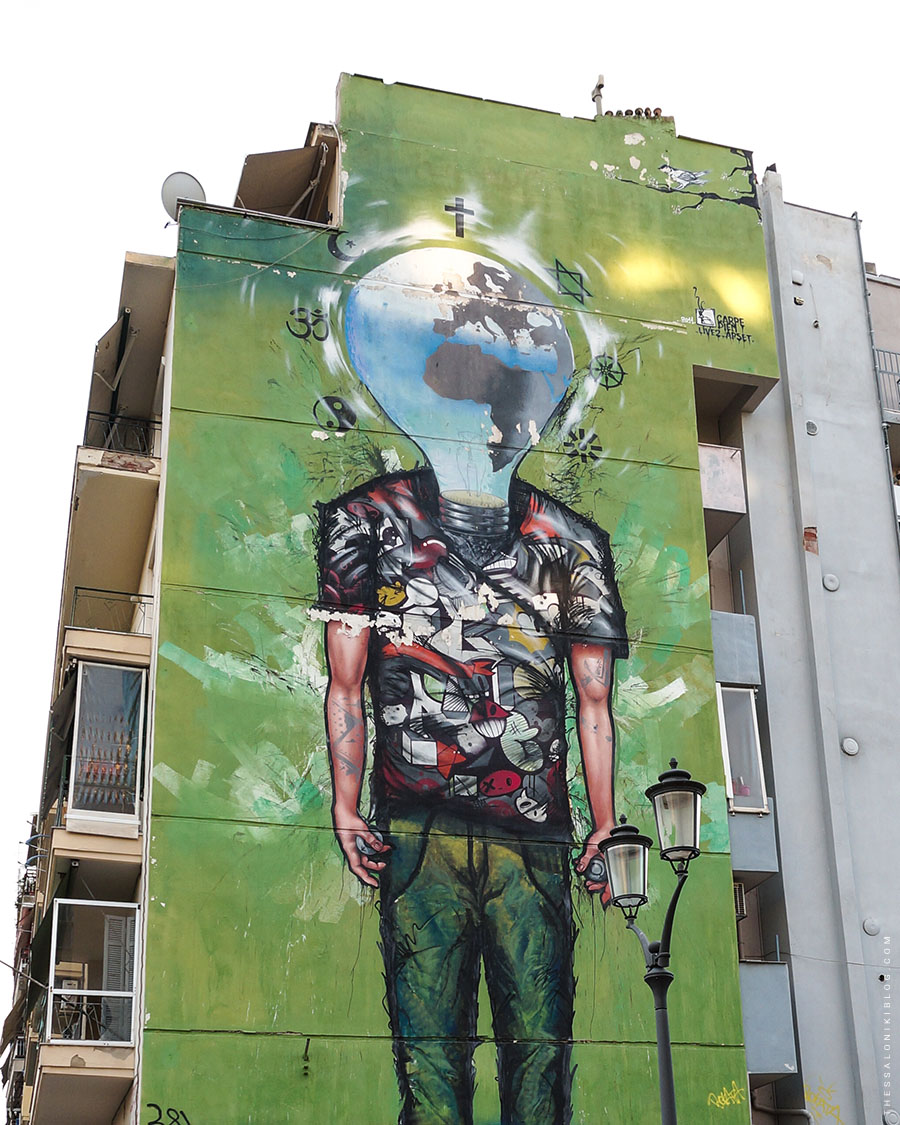 Thessaloniki Street Art - Live2 and Apset