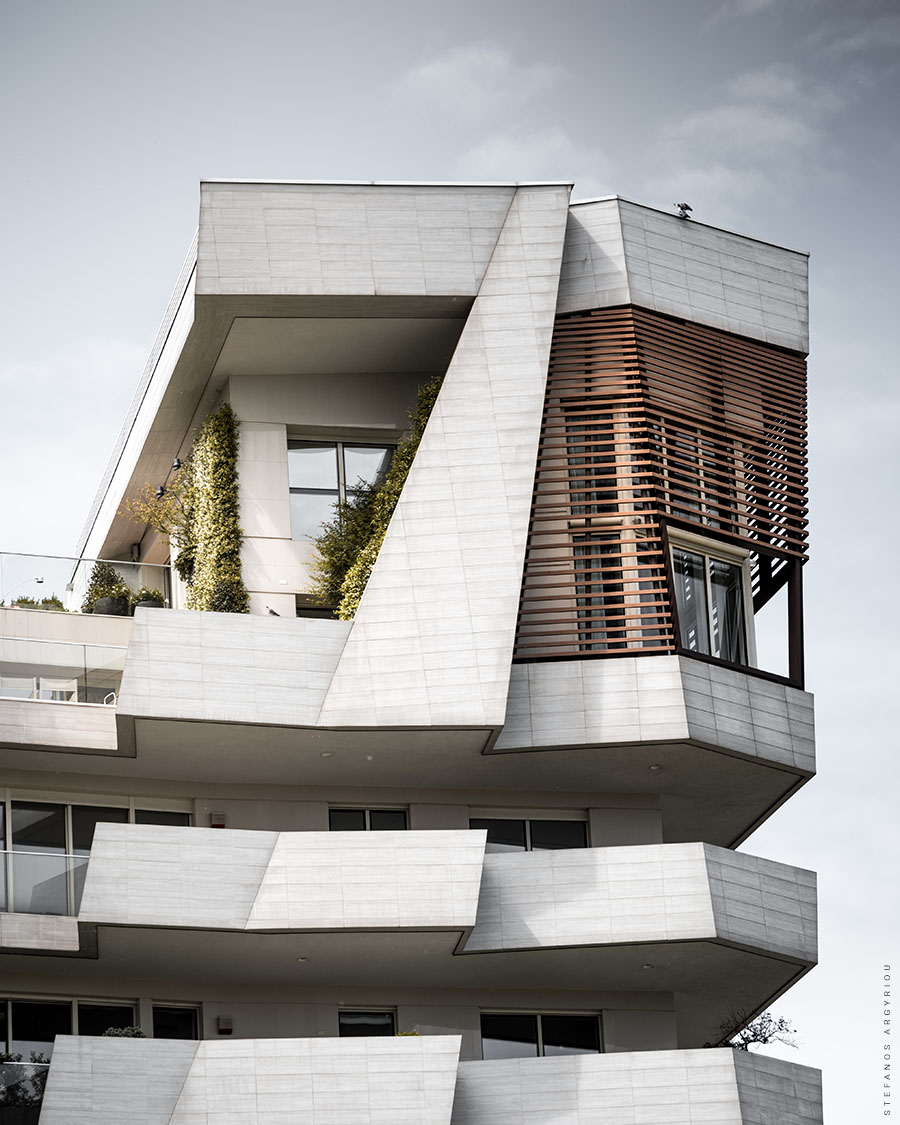 Milan CityLife apartment building detail designed by Studio Libeskind