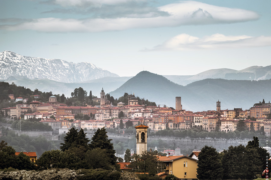 The city of Bergamo